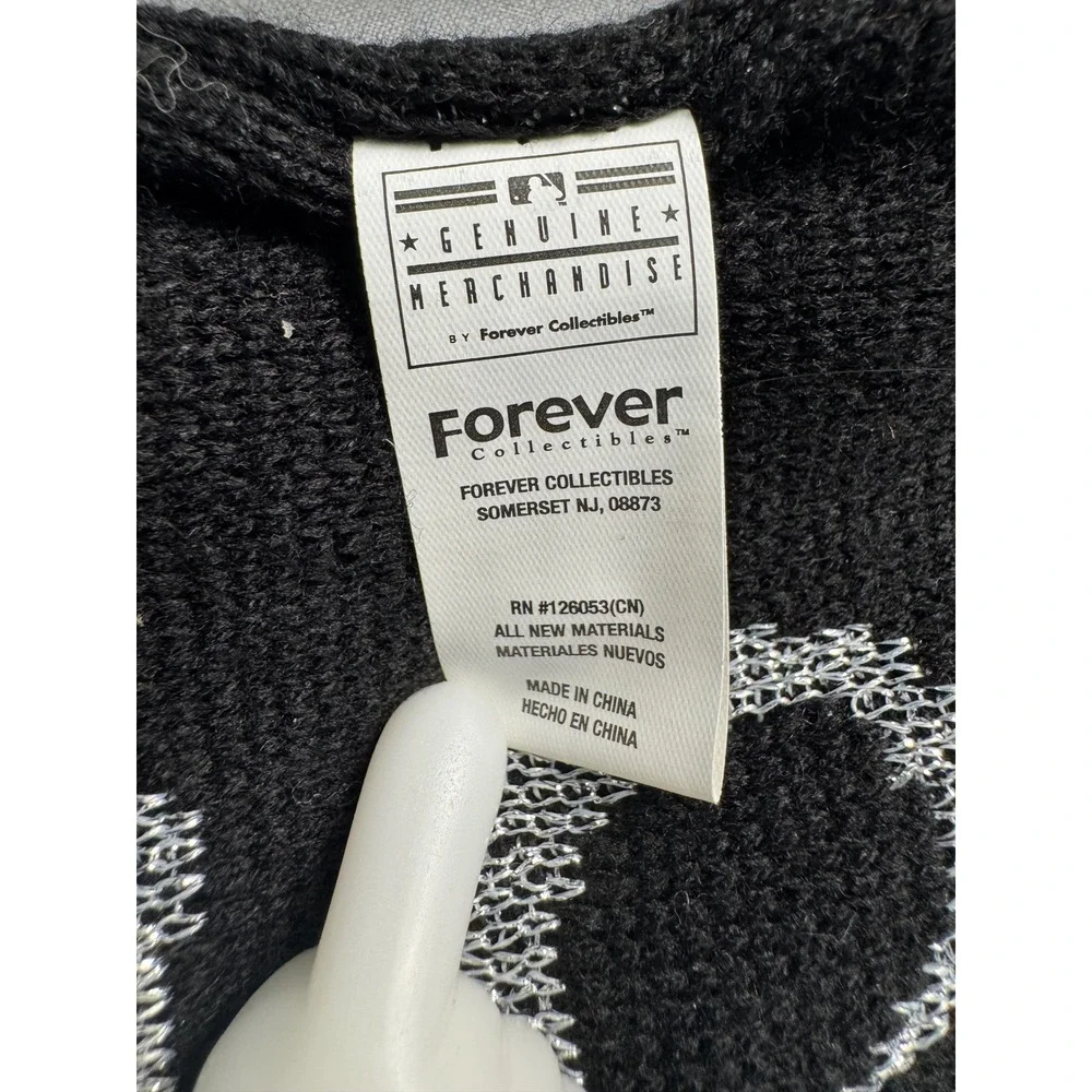 San Francisco Giants MLB Forever Collectible Knit Scarf Black Silver Orange Read